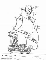 Sailing Ship Coloring Pages sketch template