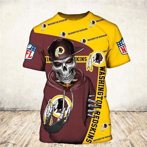 Washington Football Team T-shirt Cute Death gift for men -Jack sport shop