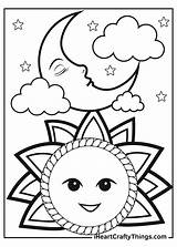 Sun And Moon Coloring Pages Updated 2021 sketch template