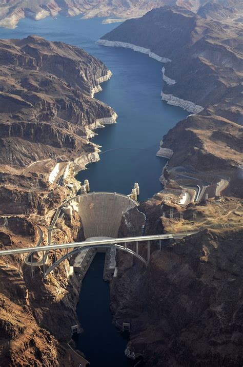 Awesome Aerial Photo of the Hoover Dam in Arizona, USA Great Places ...