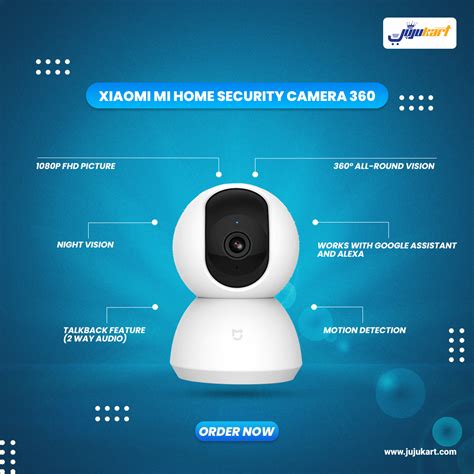 Xiaomi Mi Home Security Camera 360° 1080P - Jujukart