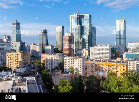 Warsaw downtown skyline hi-res stock photography and images - Alamy