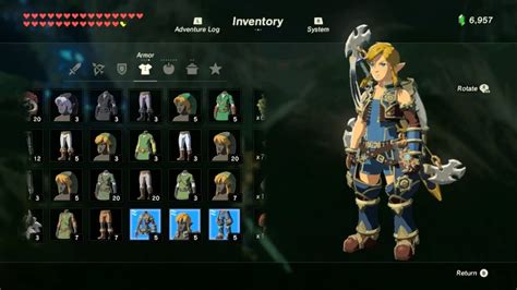 Botw all dlc armor