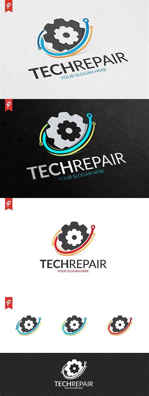 Tech Repair Logo | Logo templates, ? logo, Logo inspiration