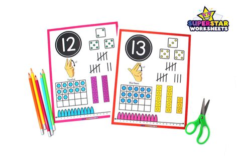 Number Sense Charts - Superstar Worksheets