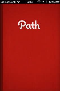 Path Intro | Path の起動時の画面。 | Kousuke Sekidou | Flickr