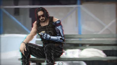 1920x1080 Resolution Keanu Reeves Artwork Cyberpunk 2077 1080P Laptop ...