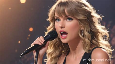 Taylor Swift Performing Live Concert Song Performance | MUSE AI