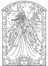 Wizard Coloring Pages For Adults sketch template