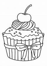 Free & Easy To Print Cupcake Coloring Pages  Tulamama sketch template