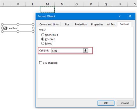 Create heat map chart in Excel