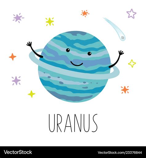 Uranus Cartoon Planet