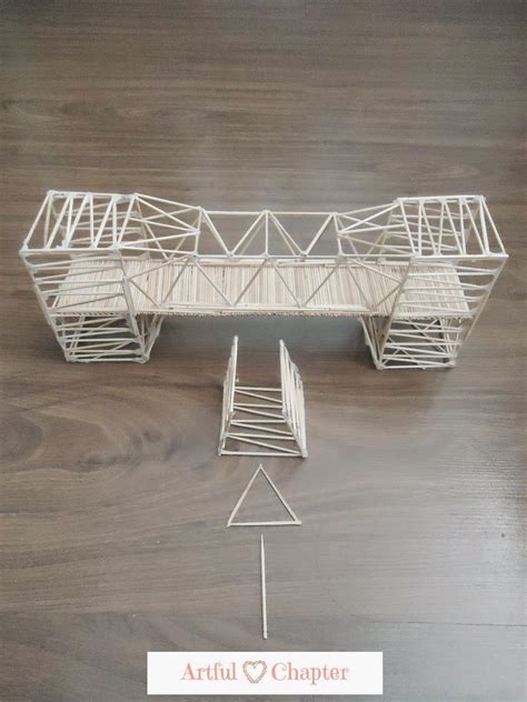 Toothpick Bridge Project ~ Artful Chapter