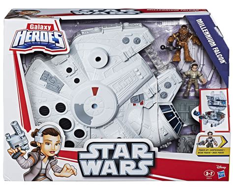 Playskool Heroes Star Wars Galactic Heroes Millennium Falcon - Multi ...