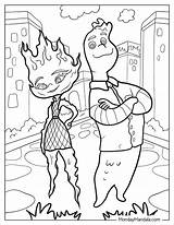 Free Printable Elemental Coloring Pages For Kids sketch template
