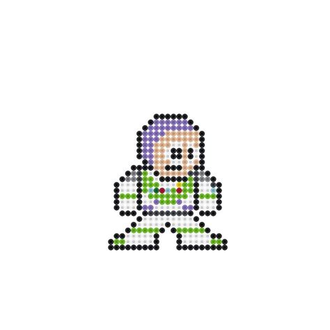 Toy Story Buzz Lightyear Perler Bead Pattern (Request) Perler Bead Patterns, Perler Beads ...