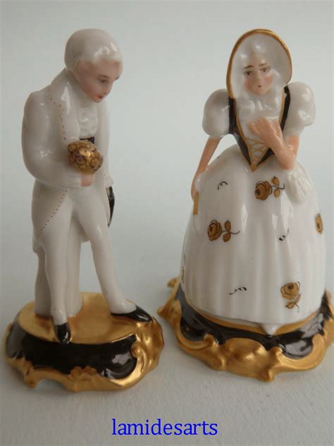 PAIR OF ROSENTHAL PORCELAIN MINIATURE FIGURINES