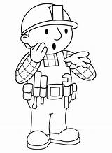 Bob The Builder Coloring Book Pages sketch template