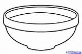 Cereal Bowl Coloring Page sketch template
