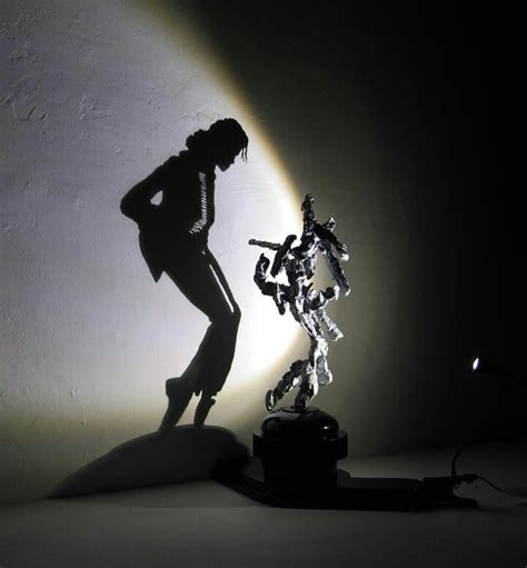 Michael Jackson shadow sculpture | Arte sombra, Luz en el arte, Arte de ...