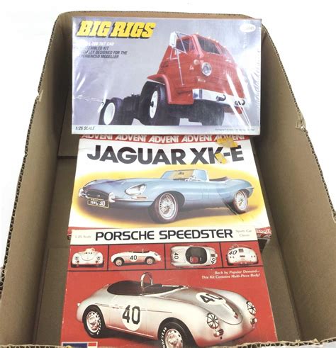 Lot - (3) Vintage Model Car Kits, Revell, Advent