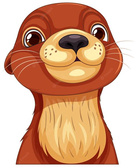 Premium Vector | Cute otter cartoon character