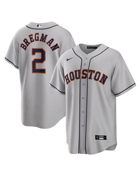 Nike Alex Bregman Houston Astros Road Replica Player Name Jersey At ...