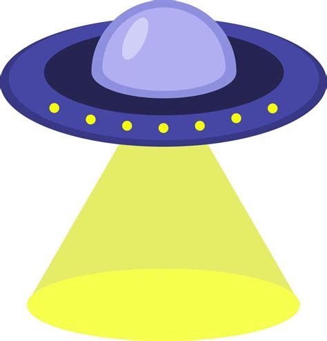 Flying saucer, vector. 20982453 Vector Art at Vecteezy