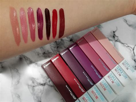Maybelline Superstay Matte Ink Lip Swatches Review Beauty Brett | My ...