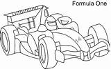 Super car  F1 coloring Page For Kids sketch template