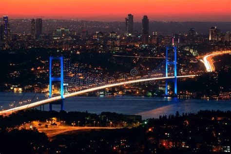 Bosphorus Bridge at night. In Istanbul,Turkey #Sponsored , #PAID, #AD, #Bridge, #Istanbul, # ...