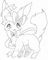 Sylveon Sketch Coloring Page sketch template