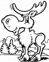 Free Printable Moose Coloring Pages For Kids sketch template