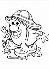 Very Funny Mr Potato Head coloring Page  Download Print Or Color sketch template