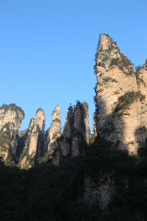 Zhangjiajie National Park, China. Avatar Mountains Stock Photo - Image ...