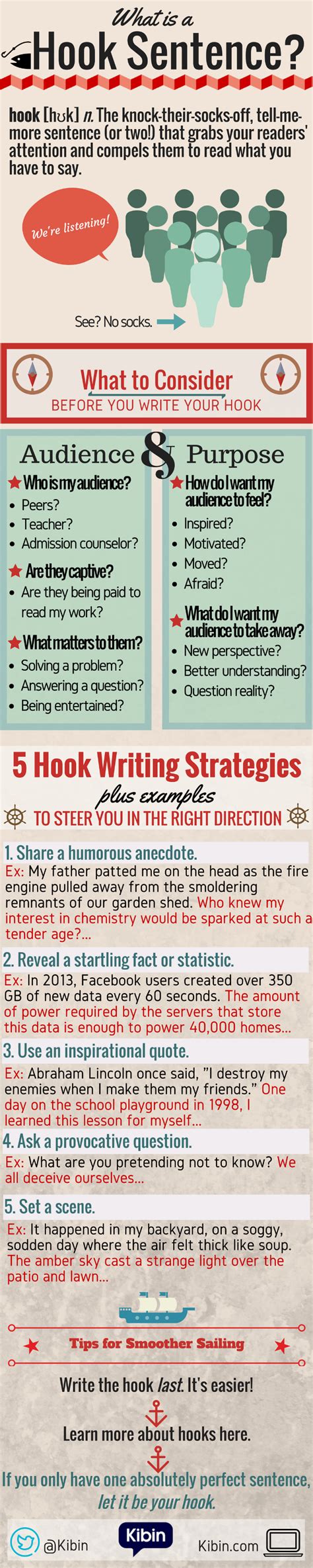 What Is a Hook Sentence? (Infographic) - Kibin Blog