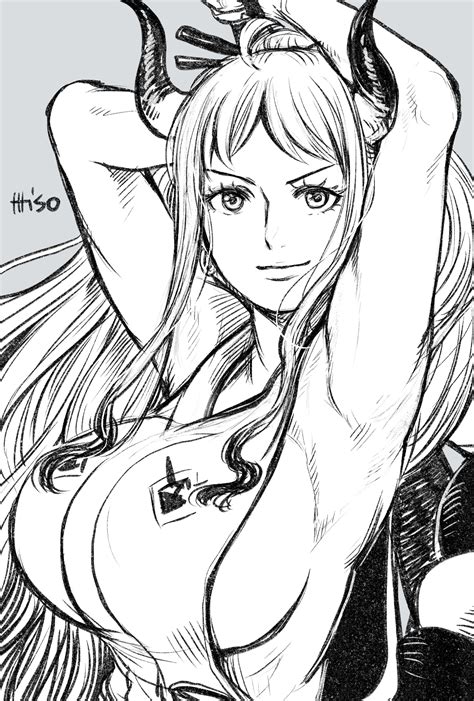 Yamato (ONE PIECE) Image by Hiso (Pixiv Id 31468335) #3698152 - Zerochan Anime Image Board