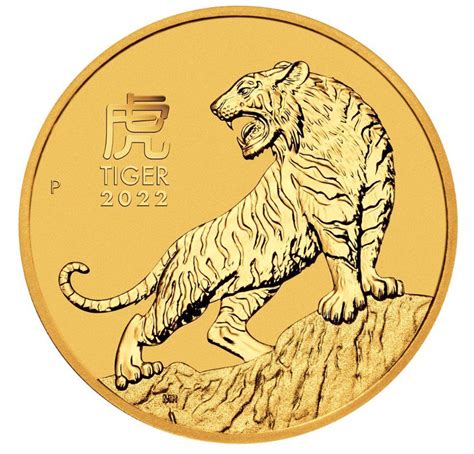 Buy 2oz Gold Lunar Tiger Coin 2022