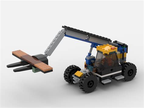 LEGO MOC 60385 Telehandler by BrickBash | Rebrickable - Build with LEGO