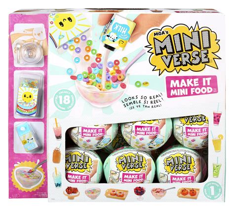 MGA's Miniverse Make It Mini Food Cafe Series 1 Minis - Complete Collection 24 Packages, Blind ...