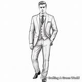 Suit Coloring Pages  Free & Printable sketch template