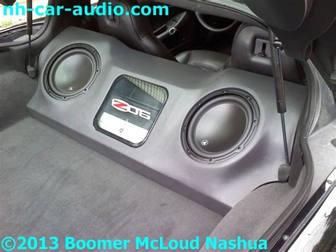 Corvette-z06-custom-subwoofer-enclosure - Boomer Nashua Mobile Electronics