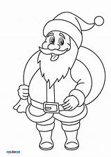 Santa Claus Coloring Pages sketch template