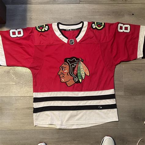 Chicago Blackhawks Patrick Kane home jersey. Size 52... - Depop