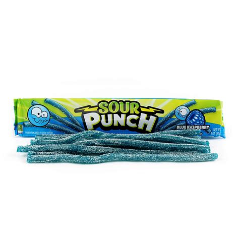 Sour Punch Straws Blue Razamatazz-3 lbs - Sweet Dreams Gourmet