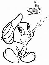 Cute Tweety Coloring Page Bird Pages sketch template