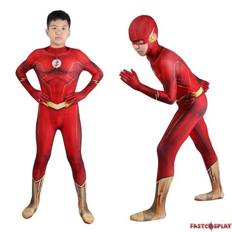 The Flash Season 8 Barry Allen Flash Kids Jumpsuit