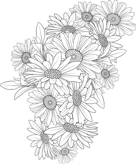 Daisy Flower Drawing Tattoo