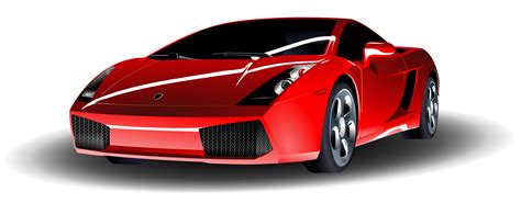 Clipart - Red Sports Car