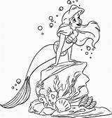 Free Printable Little Mermaid Coloring Pages For Kids sketch template